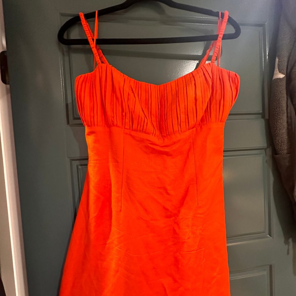 ASTR the Label - Short Ruched Backless Mini Dress Size M